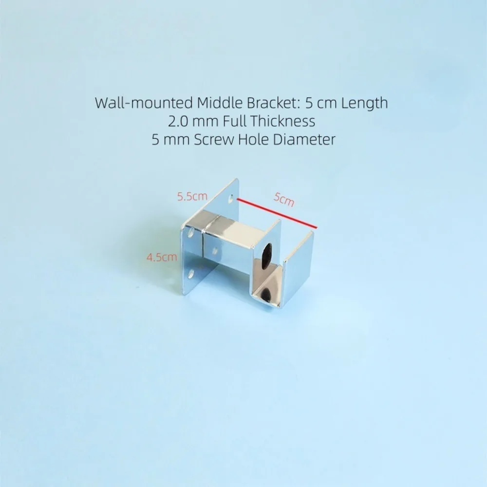 10-Pack Bright Silver Metal Brackets Multi-size Square Tube Support & Fixing Clamps for Wardrobes Shelves and Wall Mounting
10-Pack Bright Silver Metal Brackets Multi-size Square Tube Support & Fixing Clamps for Wardrobes Shelves and Wall Mounting