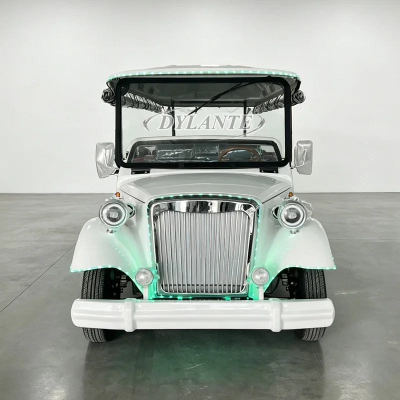 14 Seater Electric Vintage Sightseeing Car Classic Retro Tourist Shuttle Cart 30Km/h Speed 100km Range for Resort Hotel
14 Seater Electric Vintage Sightseeing Car Classic Retro Tourist Shuttle Cart 30Km/h Speed 100km Range for Resort Hotel