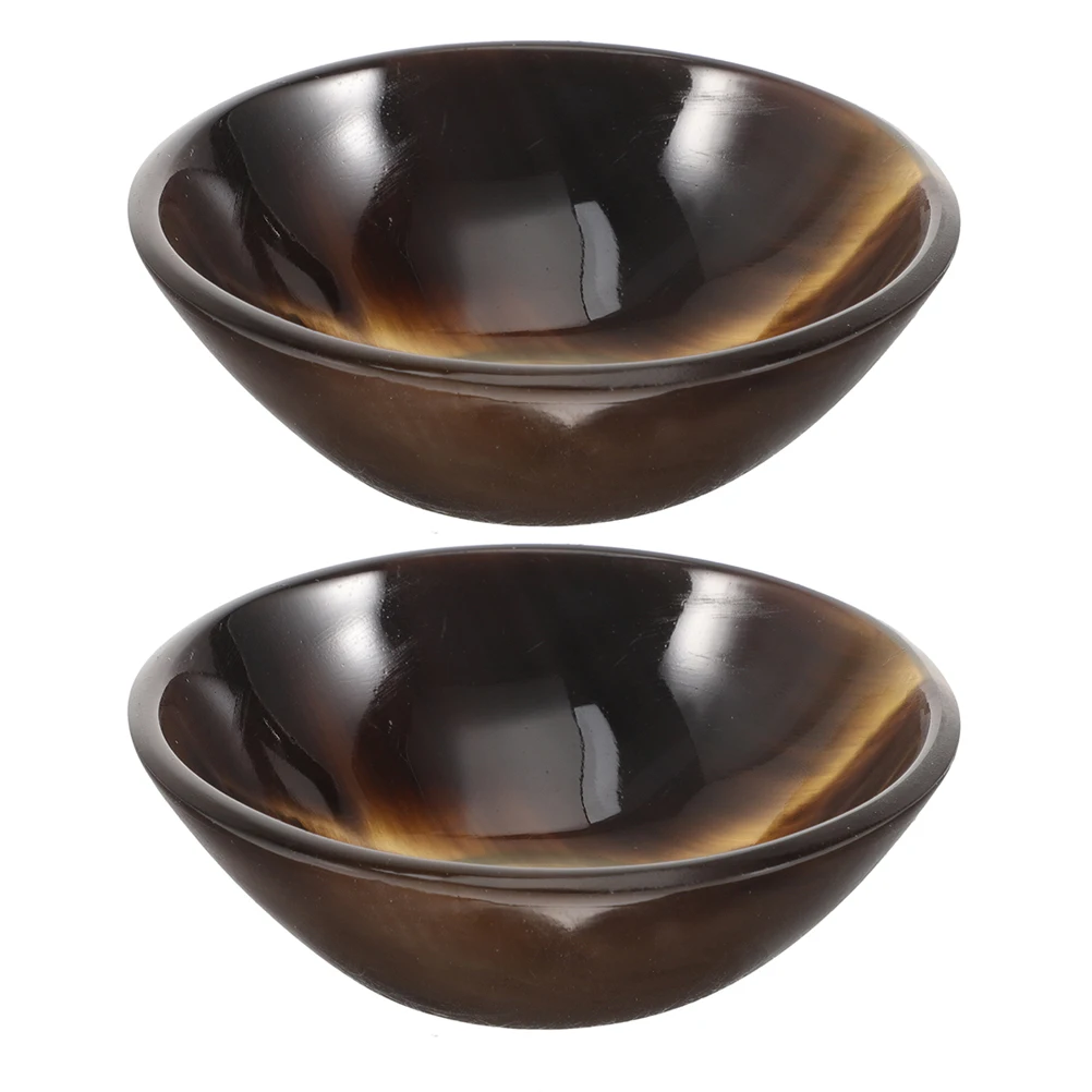 2pcs Gua Sha Bowl Ox Horn Palm Lathering Shave Bowl Seasoning Dish TeaCup Sauce Ingredient Bowl mulituse Restaurant Kitchen tool
2pcs Gua Sha Bowl Ox Horn Palm Lathering Shave Bowl Seasoning Dish TeaCup Sauce Ingredient Bowl mulituse Restaurant Kitchen tool