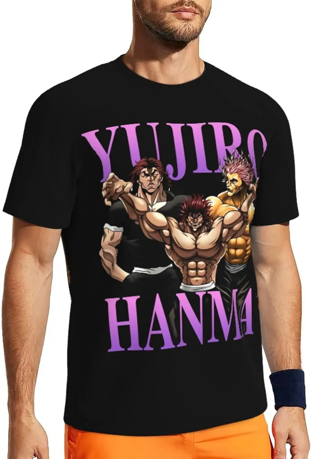 Anime Baki The Grappler Yujiro Hanma Shirt Men's Sports Round Neck Short Sleeve Tee Tops
Anime Baki The Grappler Yujiro Hanma Shirt Men's Sports Round Neck Short Sleeve Tee Tops