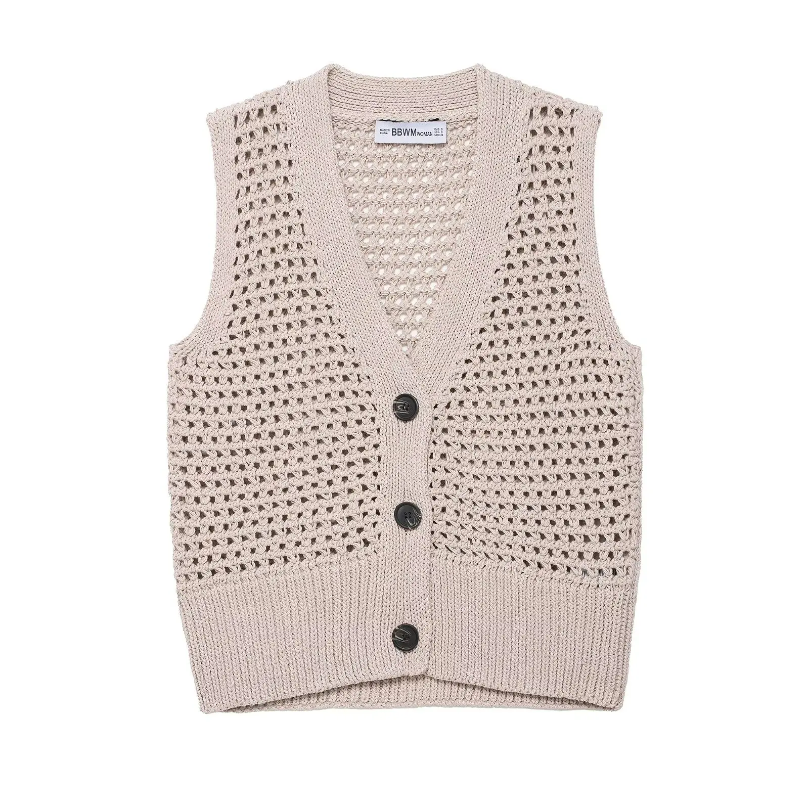 Korejepo New Women Clothing European and American Style Fashionable Simple and Versatile Open Top Knitted Vest
Korejepo New Women Clothing European and American Style Fashionable Simple and Versatile Open Top Knitted Vest
