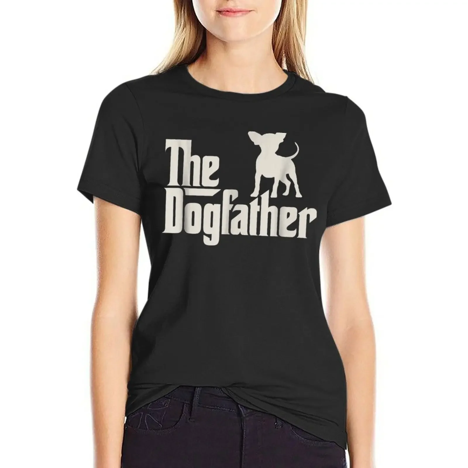 The Dogfather Chihuahua Funny Dog Owner T-Shirt blanks female funny cat shirts for Women
The Dogfather Chihuahua Funny Dog Owner T-Shirt blanks female funny cat shirts for Women