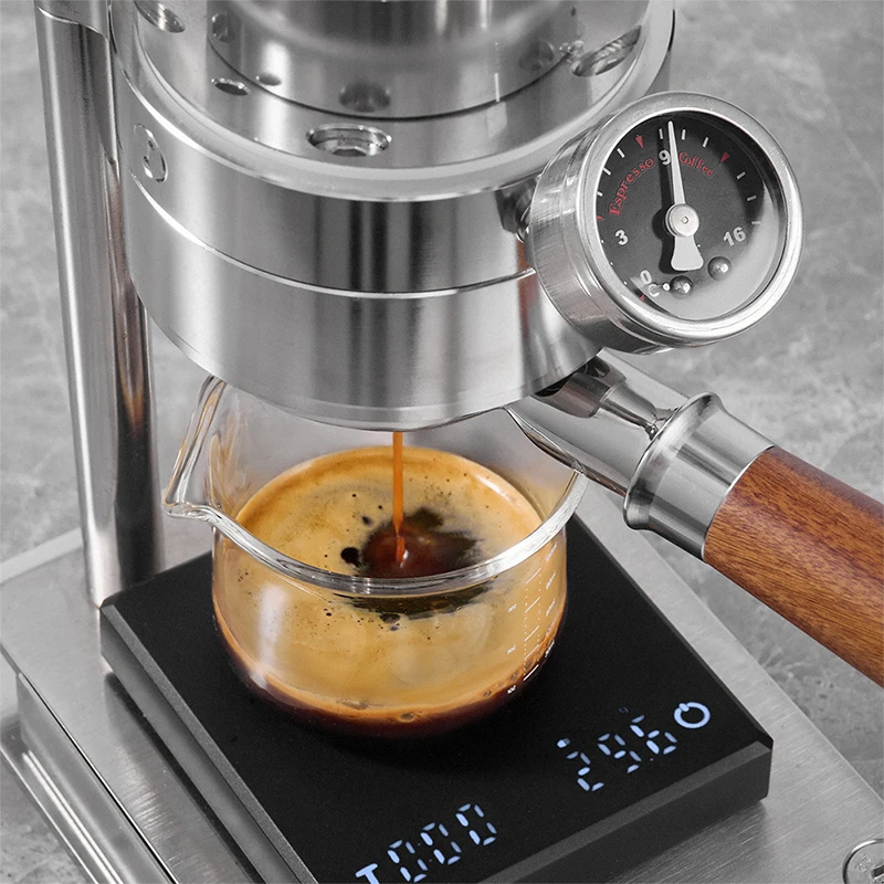 CMM01A Manual Lever Espressor Manual Piston Espressor 1–16 Bar High-Pressure Extraction 58mm Standard Handle Mount
CMM01A Manual Lever Espressor Manual Piston Espressor 1–16 Bar High-Pressure Extraction 58mm Standard Handle Mount