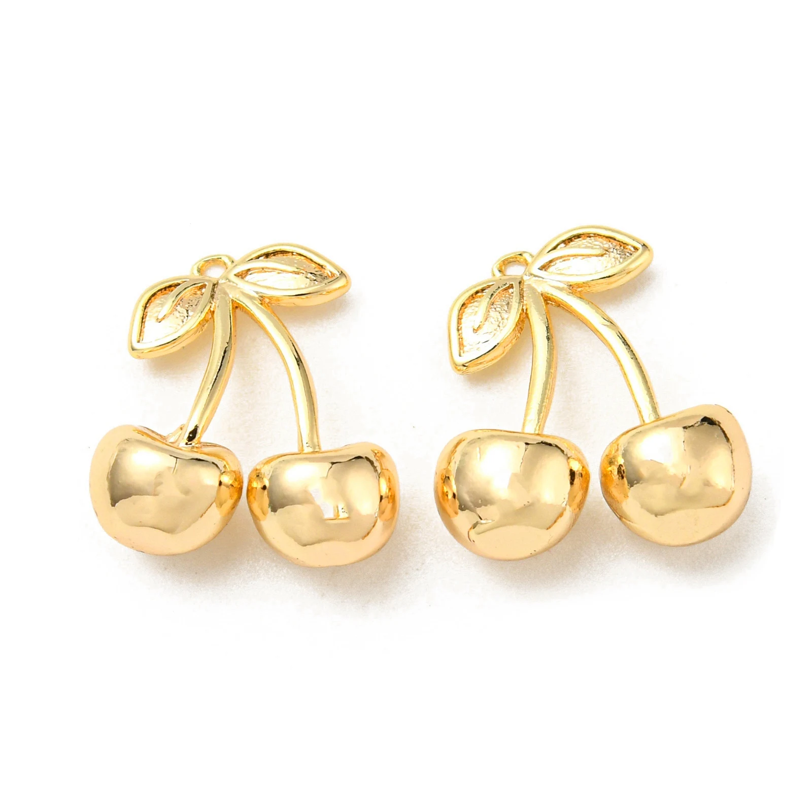 30pcs 3D Brass Cherry Charms Small Fruit Pendants Real 18K Gold Plated For DIY Fashion Jewelry Making Earrings Accessories
30pcs 3D Brass Cherry Charms Small Fruit Pendants Real 18K Gold Plated For DIY Fashion Jewelry Making Earrings Accessories