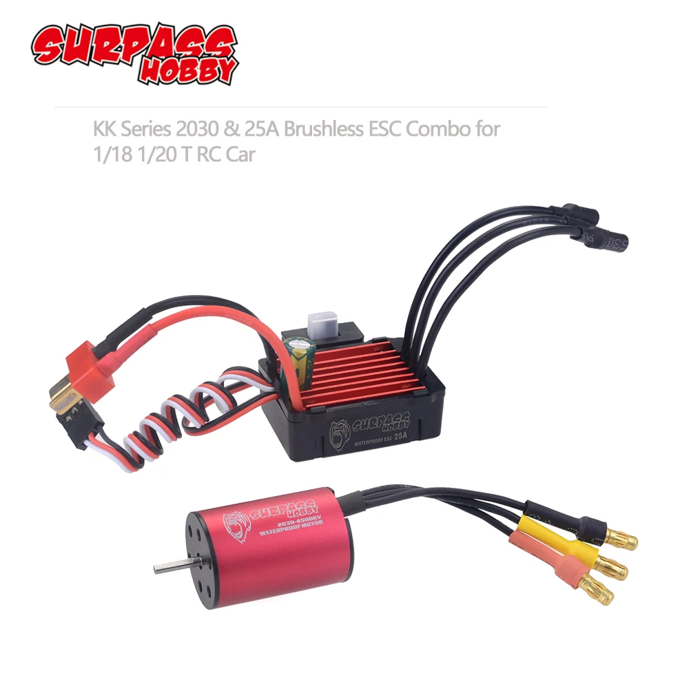 Surpass Hobby 2030 2040 2280KV 4480KV Brushless Motor 25A 35A ESC 17g servo for Wltoys Traxxas 1/18 1/20 RC Car Truck RC Parts
Surpass Hobby 2030 2040 2280KV 4480KV Brushless Motor 25A 35A ESC 17g servo for Wltoys Traxxas 1/18 1/20 RC Car Truck RC Parts
