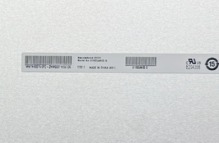 B160QAN02.Q 16.0'' 165Hz Laptop LCD Screen Display Panel Matrix 2560*1600 EDP 40 Pins
B160QAN02.Q 16.0'' 165Hz Laptop LCD Screen Display Panel Matrix 2560*1600 EDP 40 Pins