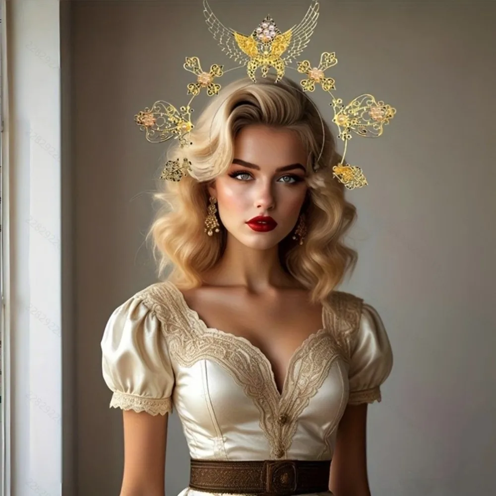 Gift Gothic Halo Sun Crown Lolita Cross Spiked Headpiece Black Color Baroque Style Renaissance Cosplay Headband Birthday Party
Gift Gothic Halo Sun Crown Lolita Cross Spiked Headpiece Black Color Baroque Style Renaissance Cosplay Headband Birthday Party