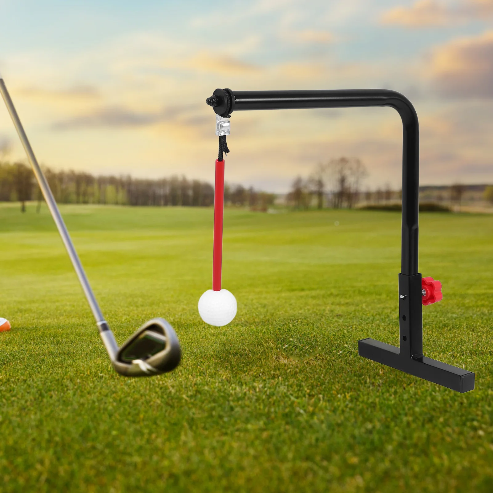 Swing Groover Ground Plugged Iron Portable Height Adjustable Swing Practice Groover for Training Swing Groover
Swing Groover Ground Plugged Iron Portable Height Adjustable Swing Practice Groover for Training Swing Groover