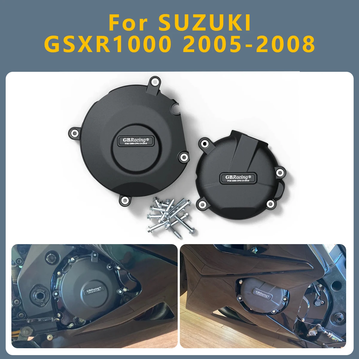 Motorcycle Engine Cover Clutch Cover Protection Set Accessories For SUZUKI GSXR1000 GSXR GSX R 1000 GSXR-1000 2005-2008
Motorcycle Engine Cover Clutch Cover Protection Set Accessories For SUZUKI GSXR1000 GSXR GSX R 1000 GSXR-1000 2005-2008