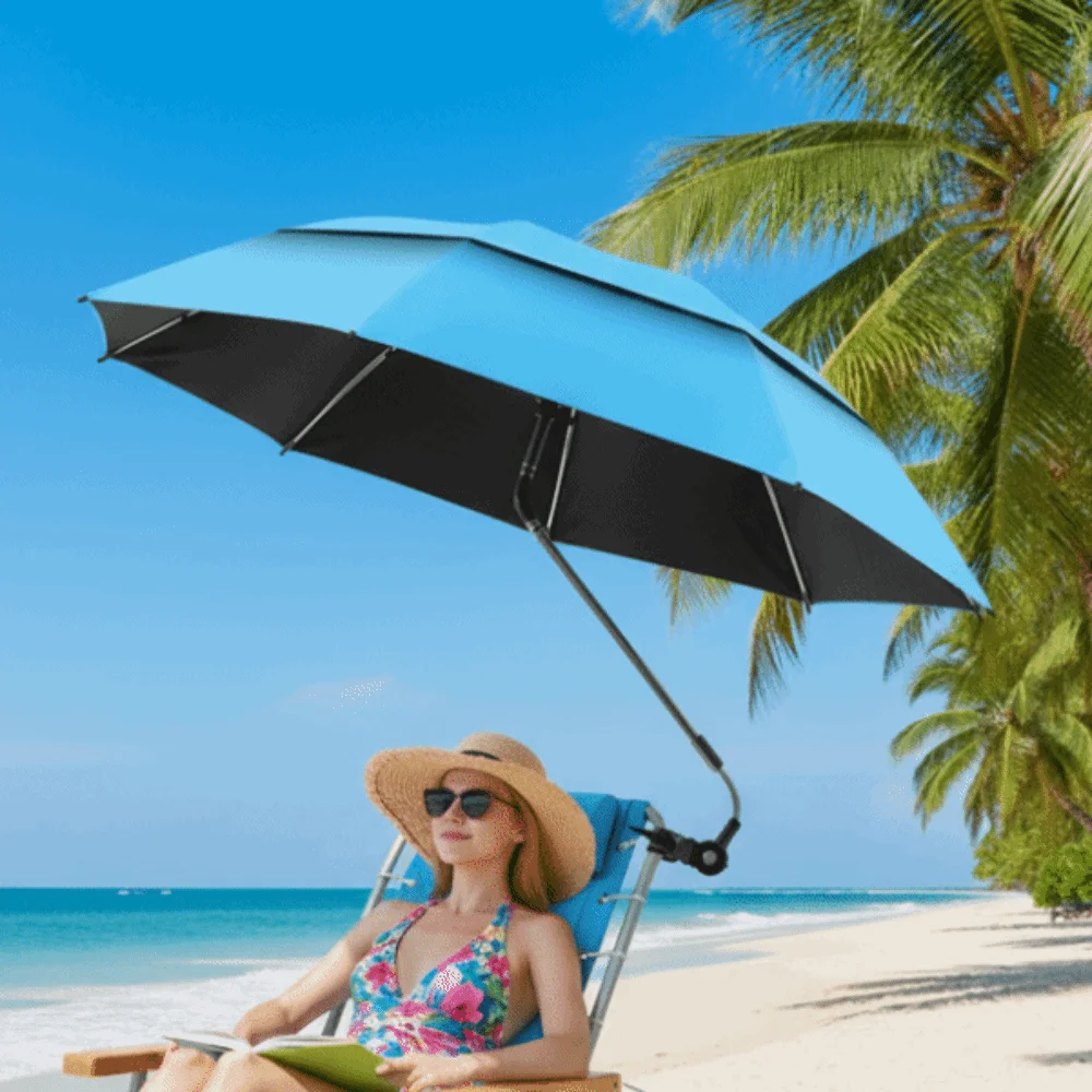 360° Adjustable Adjustable Shade Umbrella UV Protection with Clamp Beach Umbrella Large Size Sun Protection Outdoor Umbrella
360° Adjustable Adjustable Shade Umbrella UV Protection with Clamp Beach Umbrella Large Size Sun Protection Outdoor Umbrella