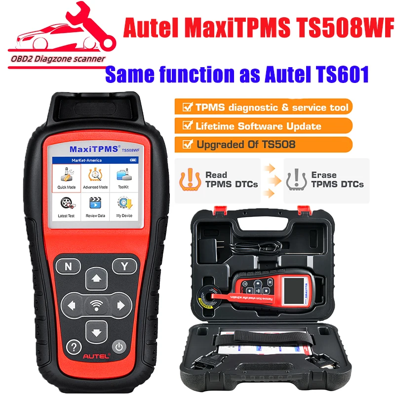 Autel MaxiTPMS TS508WF Car TPMS Diagnostic & Service Tool Activate Relearn All TPMS sensors Program MX-sensors PK TS508 TS501
Autel MaxiTPMS TS508WF Car TPMS Diagnostic & Service Tool Activate Relearn All TPMS sensors Program MX-sensors PK TS508 TS501