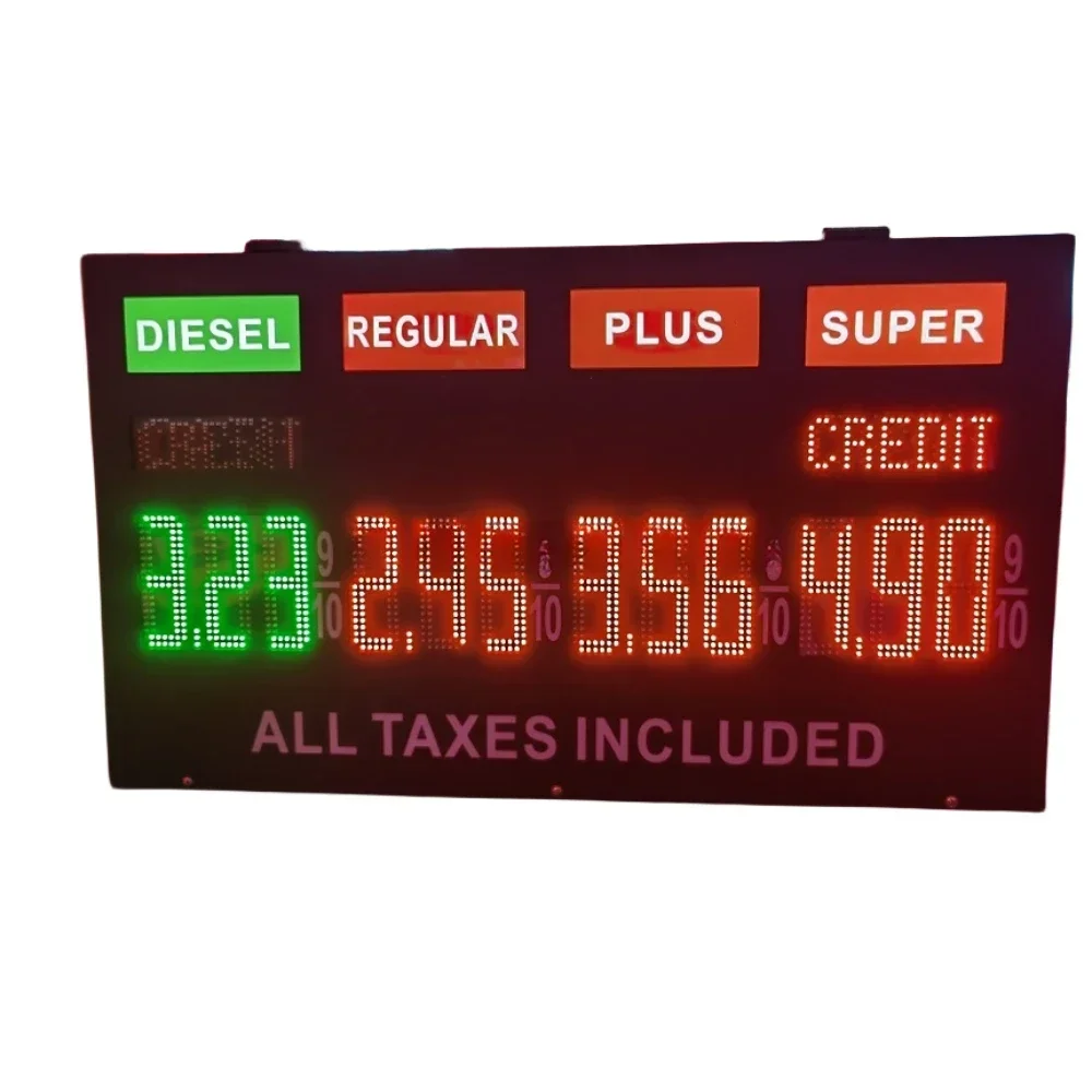 Двусторонняя цифровая станция, насос, светодиодный дисплей, знак цены
Двусторонняя цифровая станция, насос, светодиодный дисплей, знак цены