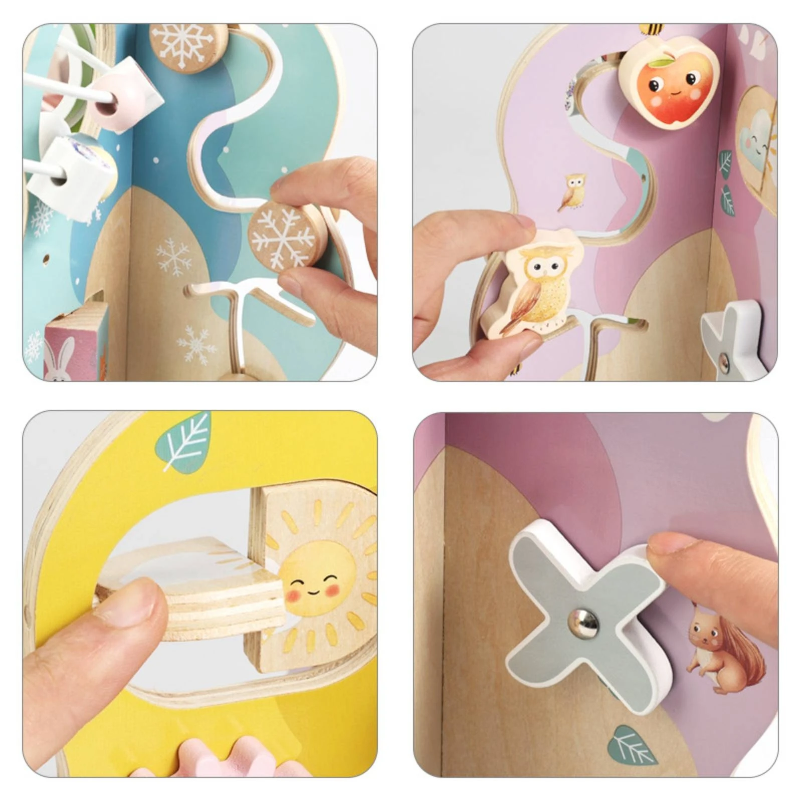 Tree Bead Maze Sliding Pieces Wooden Bead Maze Activity Board Toy Hands-on Child Development Item Educational
Tree Bead Maze Sliding Pieces Wooden Bead Maze Activity Board Toy Hands-on Child Development Item Educational
