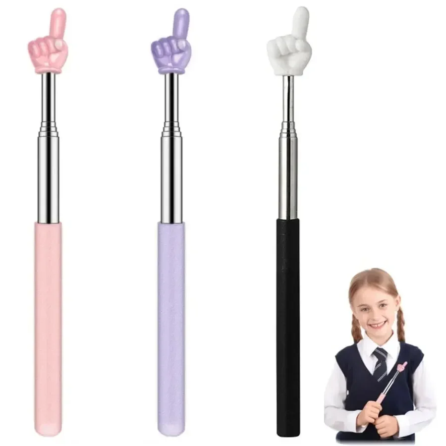 Macaron Colored Stainless Steel Pointer Parent-child Finger Stick Telescopic Rod Finger Design Children's Commemorative Tool
Macaron Colored Stainless Steel Pointer Parent-child Finger Stick Telescopic Rod Finger Design Children's Commemorative Tool