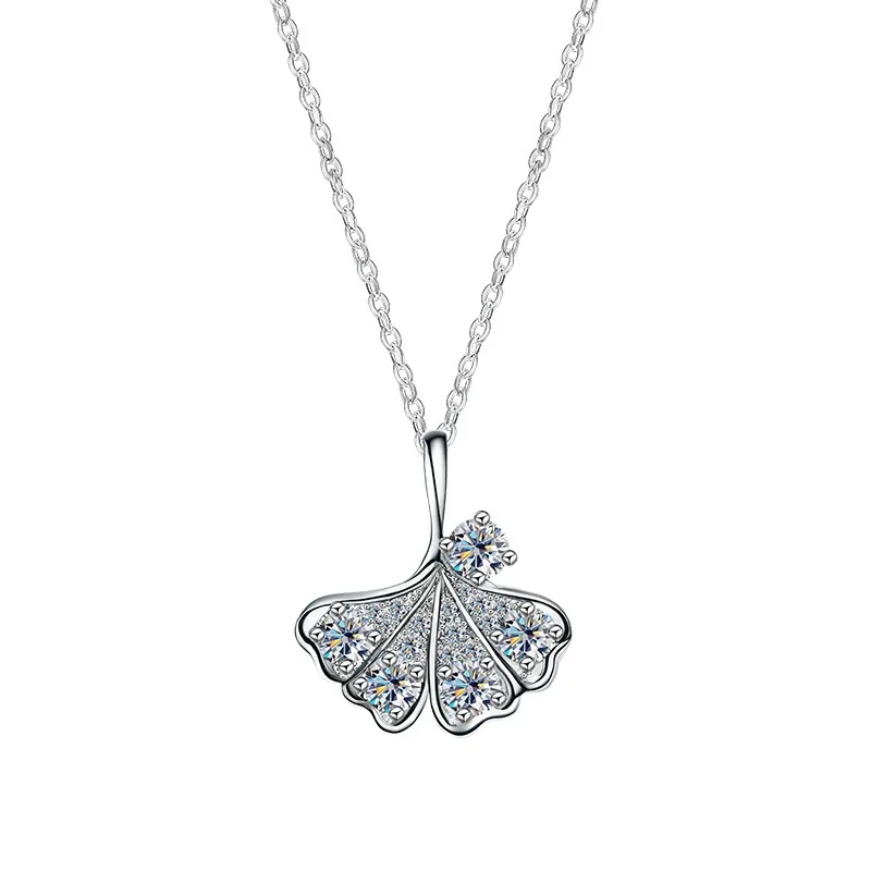 ZFSILVER Fashion Trendy 925 Silver Luxury Moissanite Ginkgo Leaf Necklace For Charm Women Accessories Party Jewelry Gift MS-2004
ZFSILVER Fashion Trendy 925 Silver Luxury Moissanite Ginkgo Leaf Necklace For Charm Women Accessories Party Jewelry Gift MS-2004