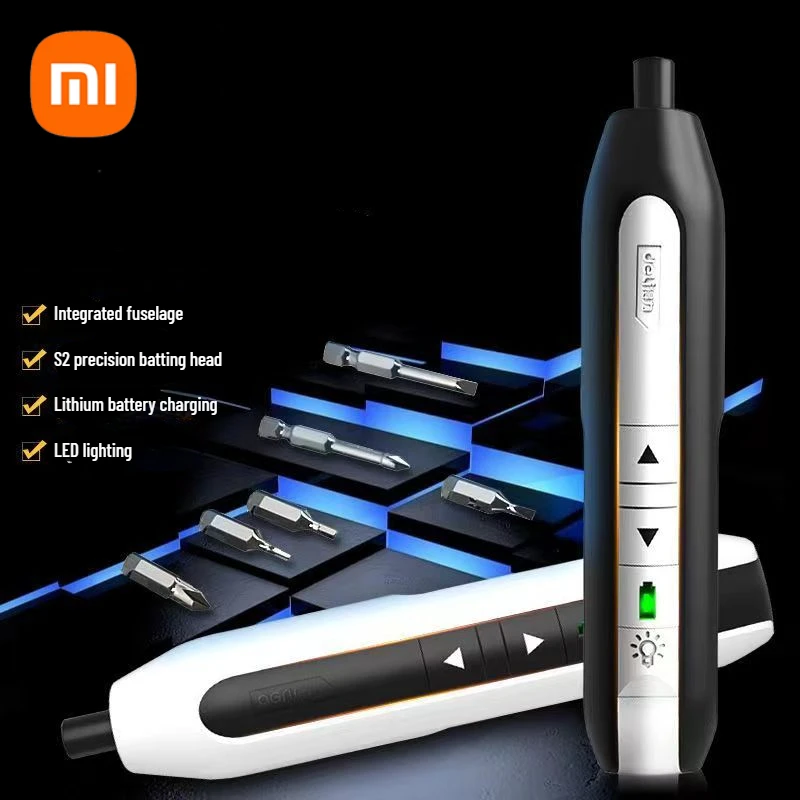 Набор аккумуляторных электрических отверток Xiaomi Deli 3,6 В Type-C, аккумуляторные отвертки, инструменты для домашнего ремонта телефонов, насадка S2
Набор аккумуляторных электрических отверток Xiaomi Deli 3,6 В Type-C, аккумуляторные отвертки, инструменты для домашнего ремонта телефонов, насадка S2