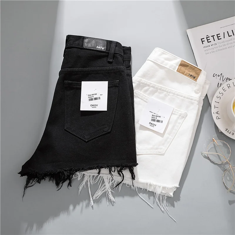Women Summer Washed Shorts Female Fashion Tassel Jeans Casual Korean Style Zipper Denim Short Pants Streetwears 2022 New
Women Summer Washed Shorts Female Fashion Tassel Jeans Casual Korean Style Zipper Denim Short Pants Streetwears 2022 New