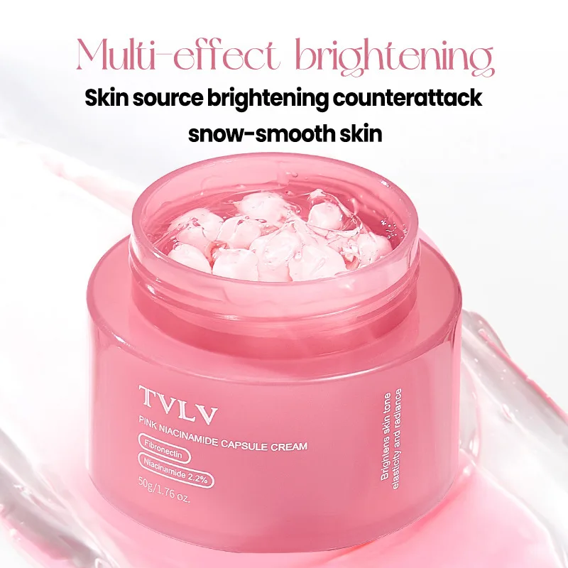 Pink Niacinamide Capsule Cream Moisturizing, Brightening, Delicate and Moisturizing Facial lotion Cream
Pink Niacinamide Capsule Cream Moisturizing, Brightening, Delicate and Moisturizing Facial lotion Cream
