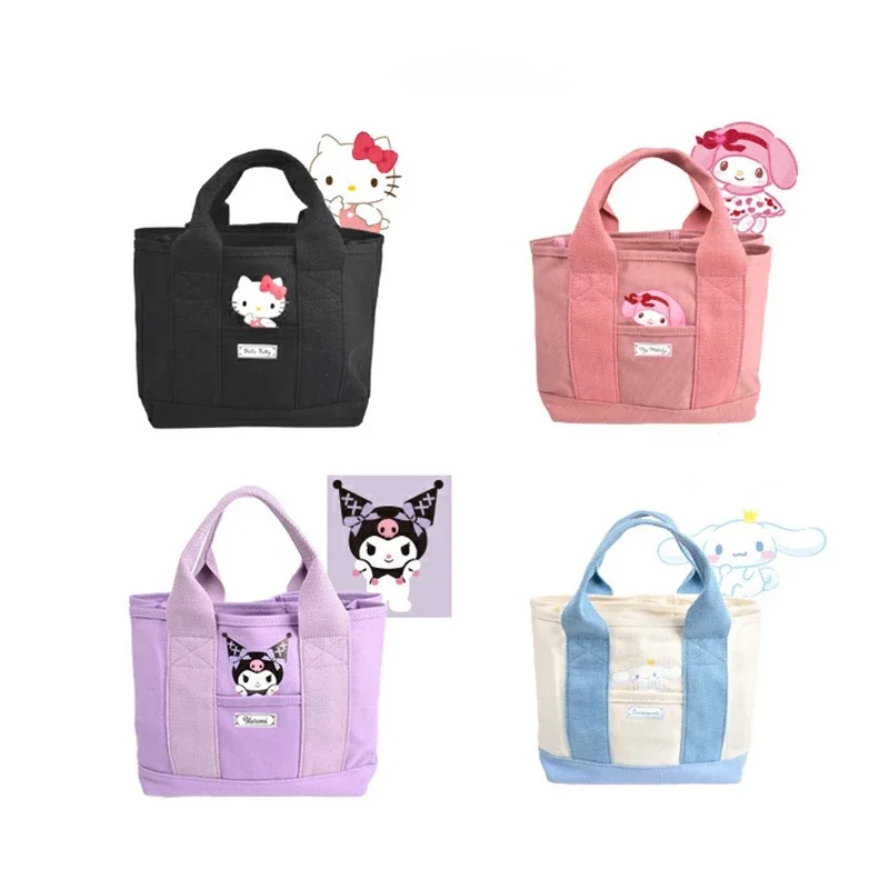 Sanrio Kawaii Hello Kitty Canvas Women's Handbag My Melody Cinnamoroll Anime Cartoon Exquisite Printing Casual Versatile Bags
Sanrio Kawaii Hello Kitty Canvas Women's Handbag My Melody Cinnamoroll Anime Cartoon Exquisite Printing Casual Versatile Bags