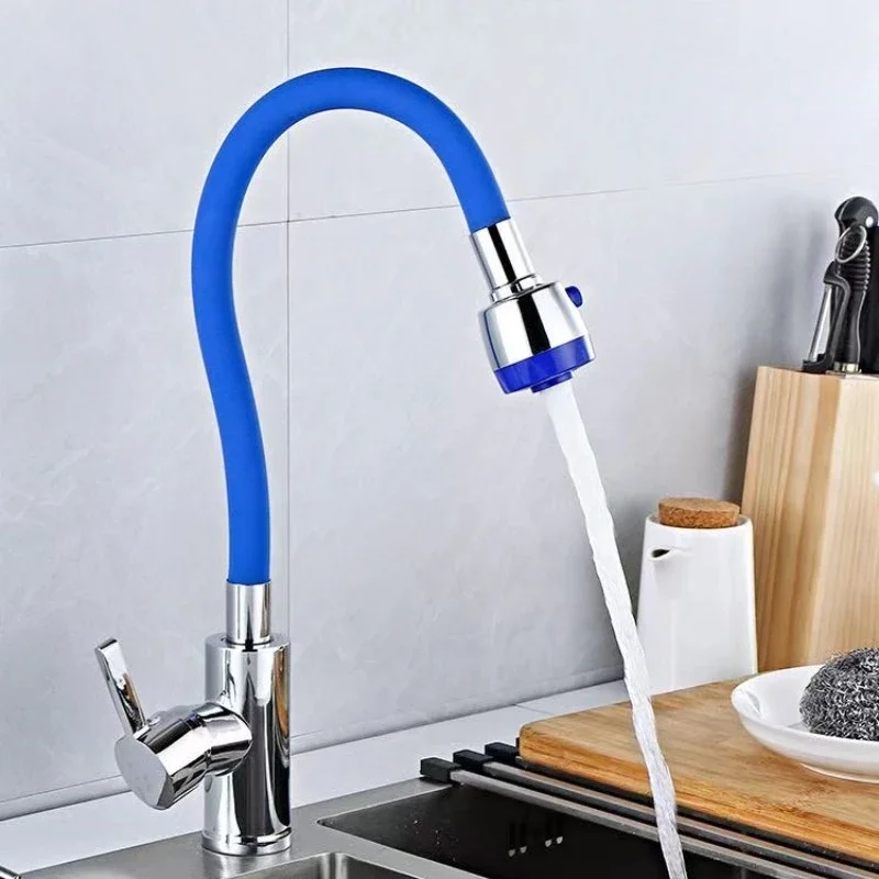 Basin Faucets Rubber Tube Universal Rotating Kitchen Sink Faucet Hot and Cold Wash Basin Tap Colorful Bathroom Faucet
Basin Faucets Rubber Tube Universal Rotating Kitchen Sink Faucet Hot and Cold Wash Basin Tap Colorful Bathroom Faucet