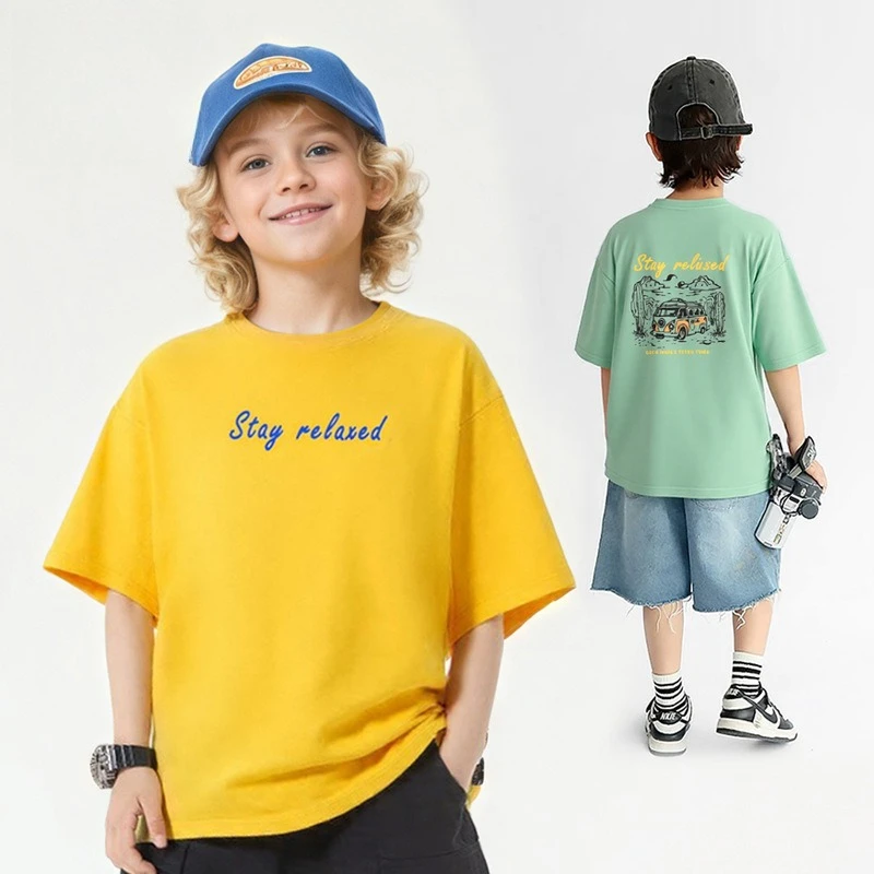 2026 Summer Kids Short Sleeve T-Shirt Breathable 100% Cotton Boys Loose Fit Casual Tee Trendy Graphic Printed Teen Top T-Shirts)
2026 Summer Kids Short Sleeve T-Shirt Breathable 100% Cotton Boys Loose Fit Casual Tee Trendy Graphic Printed Teen Top T-Shirts)