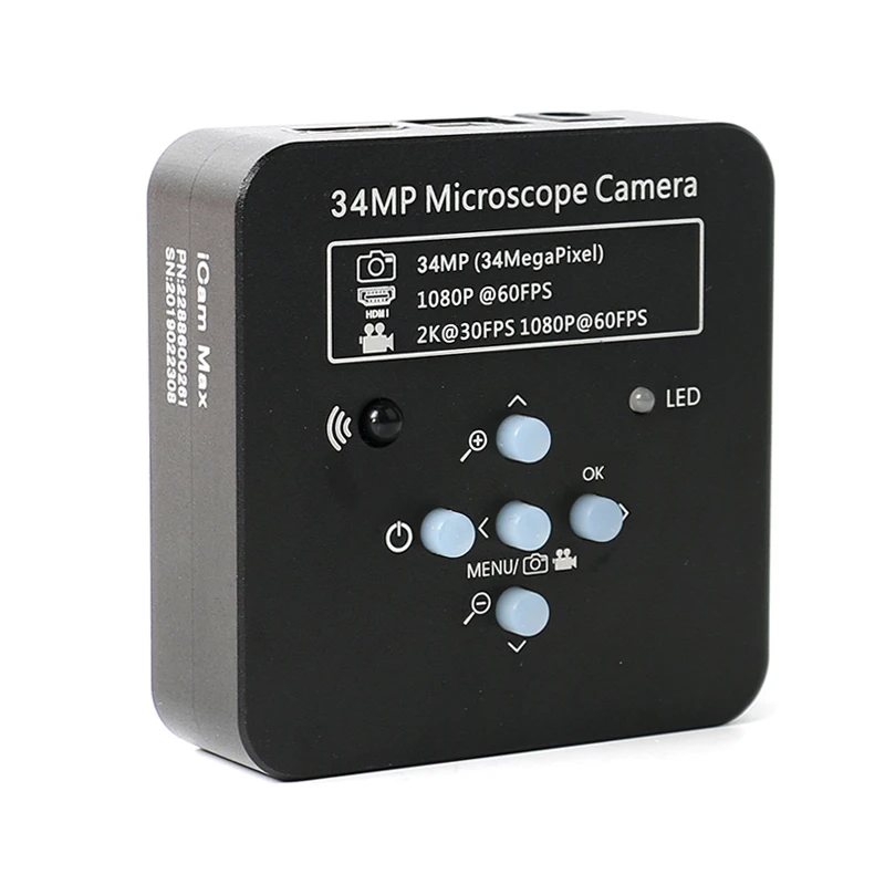 2K 34MP 1080P HDMI USB Electronic Digital Microscope Camera C Mount Industrial Video Recorder For Phone PCB Soldering Repair
2K 34MP 1080P HDMI USB Electronic Digital Microscope Camera C Mount Industrial Video Recorder For Phone PCB Soldering Repair