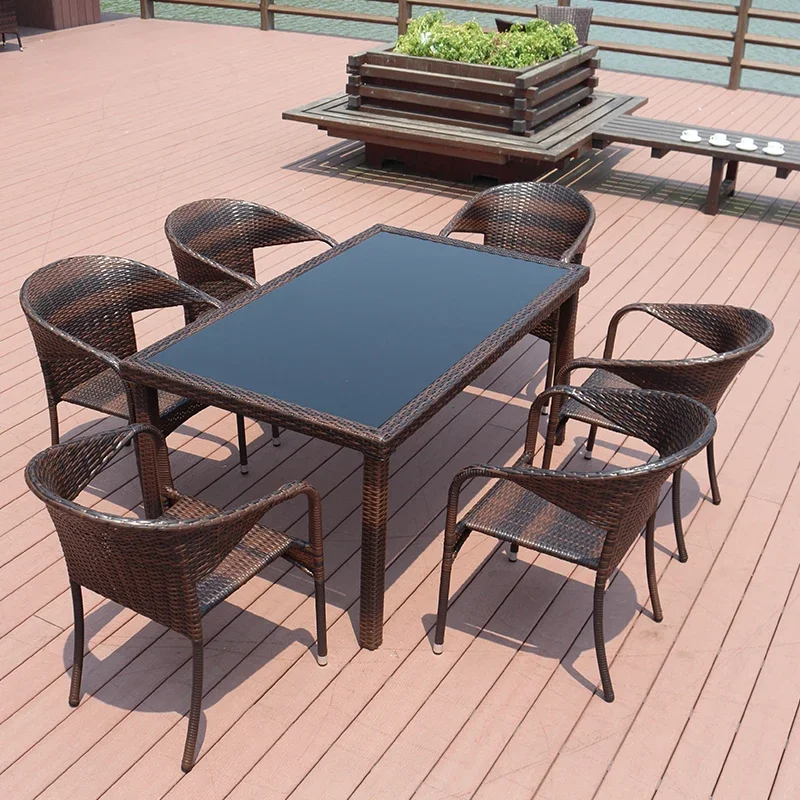 Hot Selling Classic Outdoor Pe Rattan Chair metal frame Detachable Packing Plastic Rattan garden patio tables and chairs
Hot Selling Classic Outdoor Pe Rattan Chair metal frame Detachable Packing Plastic Rattan garden patio tables and chairs