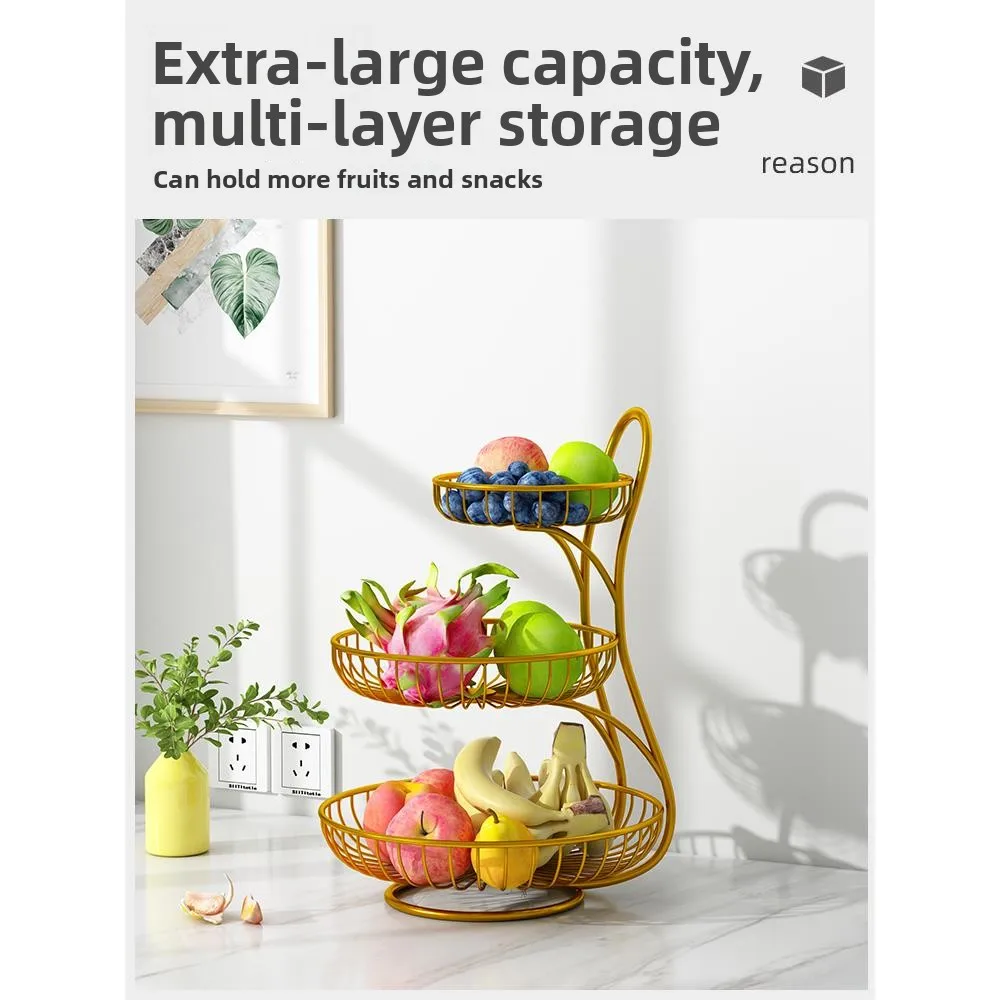 Multi-Layer Fruit Basket Candy Tray Tea Table Snack Stand Home Living Room Decor European Style Fruit Plate Dishwasher Safe
Multi-Layer Fruit Basket Candy Tray Tea Table Snack Stand Home Living Room Decor European Style Fruit Plate Dishwasher Safe