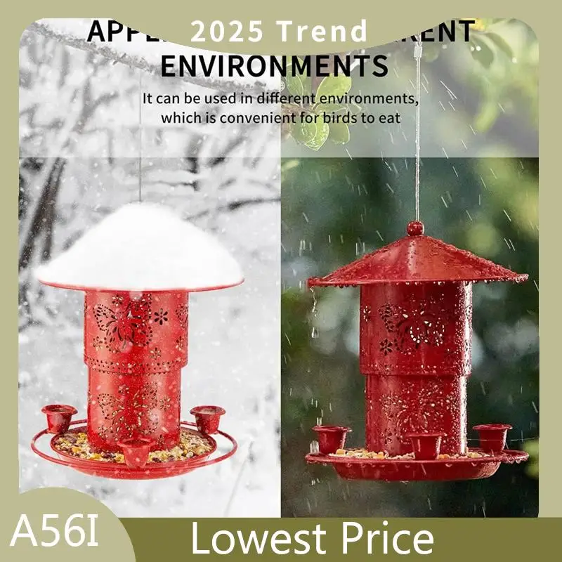 A56I Top Outdoor Hanging Metal Double Layer Bird Feeder Bird Water Feeder Anti-Squirrel
A56I Top Outdoor Hanging Metal Double Layer Bird Feeder Bird Water Feeder Anti-Squirrel