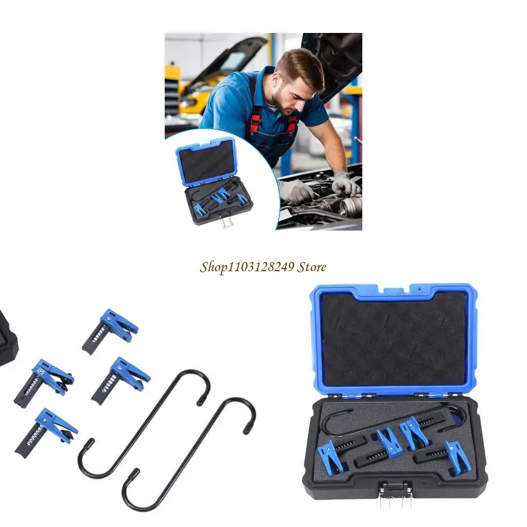 N5KD 6 Piece Automotive Brake Line Clamp Set Corrosion Resistant Material Suitable for Easy Installation and Long Lasting Use
N5KD 6 Piece Automotive Brake Line Clamp Set Corrosion Resistant Material Suitable for Easy Installation and Long Lasting Use