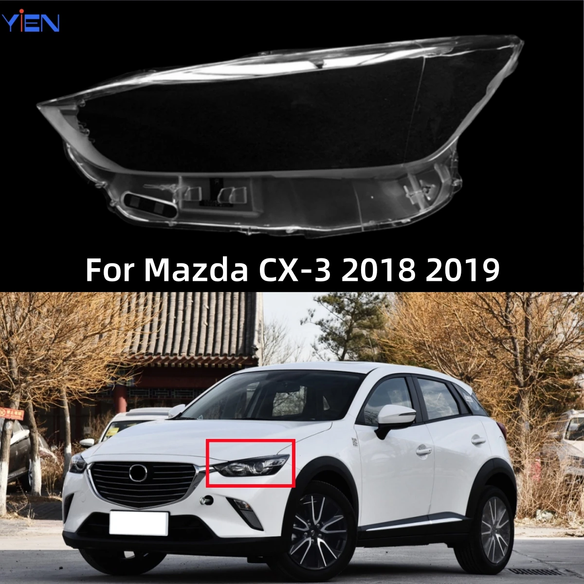 Для Mazda CX-3 2018 2019, автомобильные аксессуары, фонари головного света, стеклянный корпус
Для Mazda CX-3 2018 2019, автомобильные аксессуары, фонари головного света, стеклянный корпус