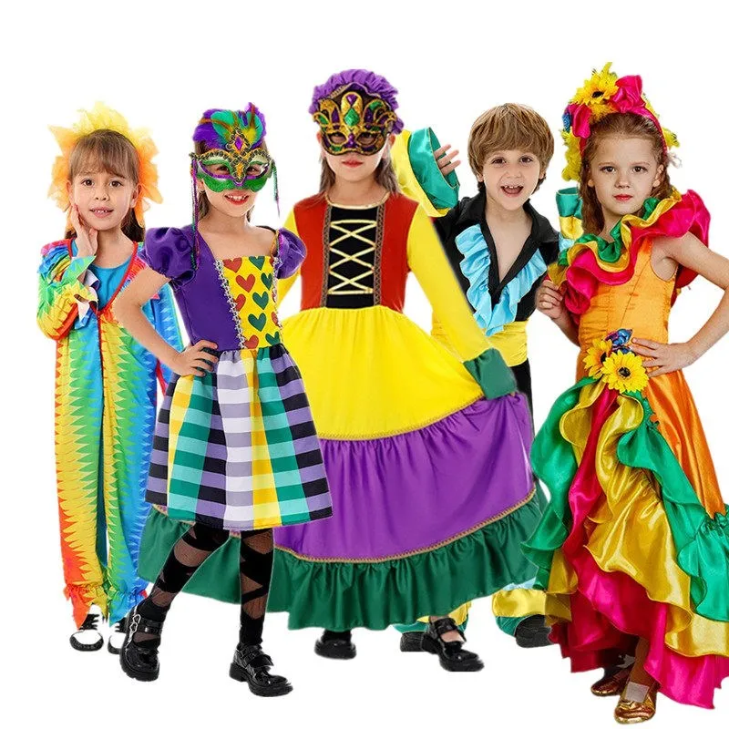 Halloween Carnival Children's Performance Costume Nursery Party Stage Outfit Ethnic Style Cosplay Clothing under 17 Years Old
Halloween Carnival Children's Performance Costume Nursery Party Stage Outfit Ethnic Style Cosplay Clothing under 17 Years Old