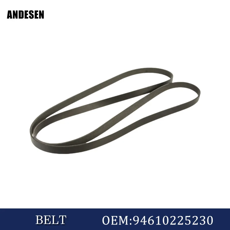 Suitable for 2014-2019 Porsche Macan (95B) snake ribbed V-shaped triangular drive belt assembly 94610225230
Suitable for 2014-2019 Porsche Macan (95B) snake ribbed V-shaped triangular drive belt assembly 94610225230