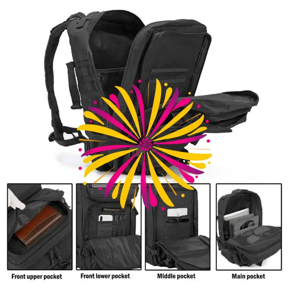 60л армейский военный тактический рюкзак, мужские дорожные рюкзаки большой вместимости, мужские водонепроницаемые многофункциональные сумки для занятий спортом на открытом воздухе
60л армейский военный тактический рюкзак, мужские дорожные рюкзаки большой вместимости, мужские водонепроницаемые многофункциональные сумки для занятий спортом на открытом воздухе