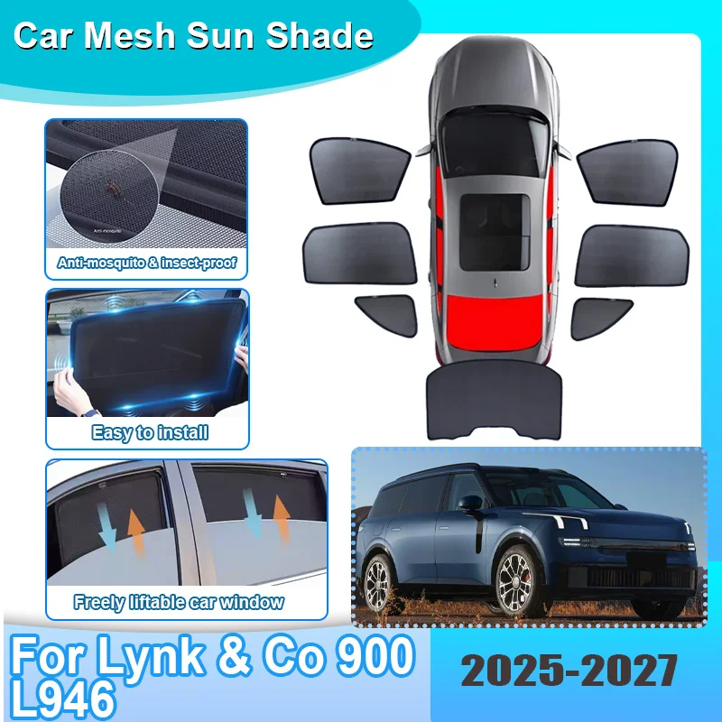 Солнцезащитный экран для окон автомобиля Lynk & Co 900 L946 2025 2026 2027, сетчатый, с защитой от УФ-излучения, теплоизоляционный, шторка на лобовое стекло, автоаксессуары
Солнцезащитный экран для окон автомобиля Lynk & Co 900 L946 2025 2026 2027, сетчатый, с защитой от УФ-излучения, теплоизоляционный, шторка на лобовое стекло, автоаксессуары