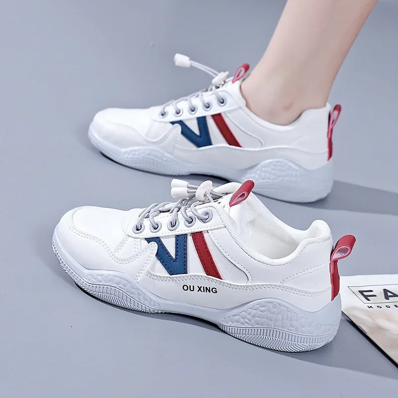 Women Casual Shoes White Sneakers Fashion Flat Lace Up Outdoor Walking Sport Shoes Women's Running Sneakers Zapatillas Muje
Women Casual Shoes White Sneakers Fashion Flat Lace Up Outdoor Walking Sport Shoes Women's Running Sneakers Zapatillas Muje
