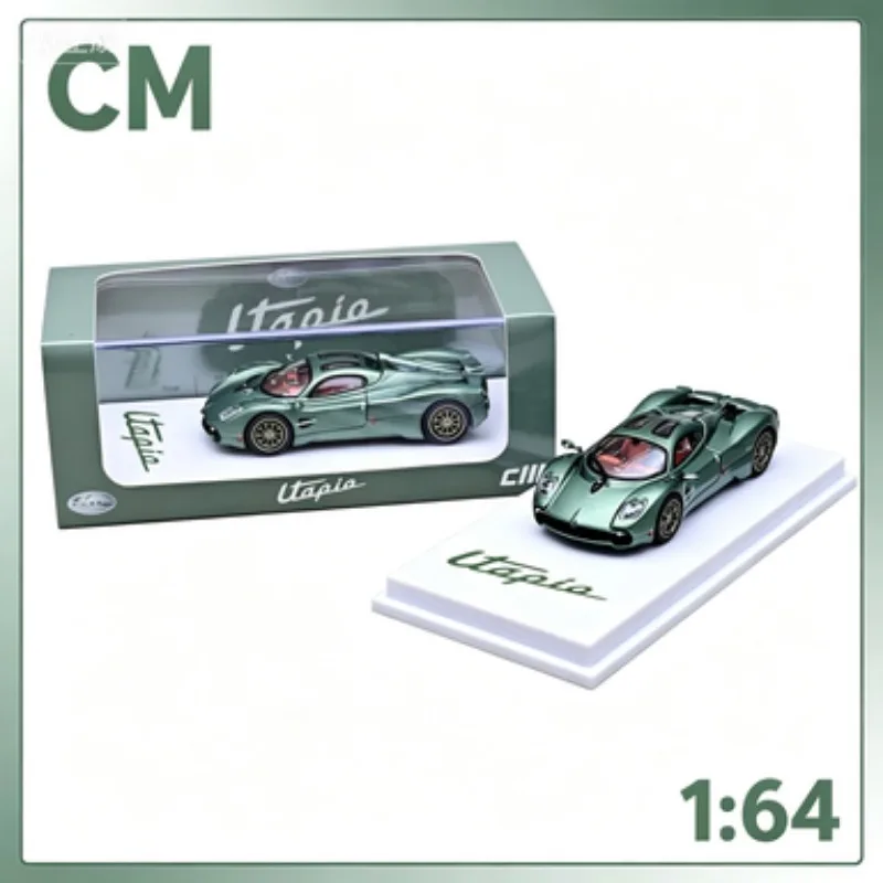 CM Model 1:64 Pagani Cast Aluminum Car Model, Green Rear Cover Open-Ended Limited Edition, Adult Collection Display Piece.
CM Model 1:64 Pagani Cast Aluminum Car Model, Green Rear Cover Open-Ended Limited Edition, Adult Collection Display Piece.