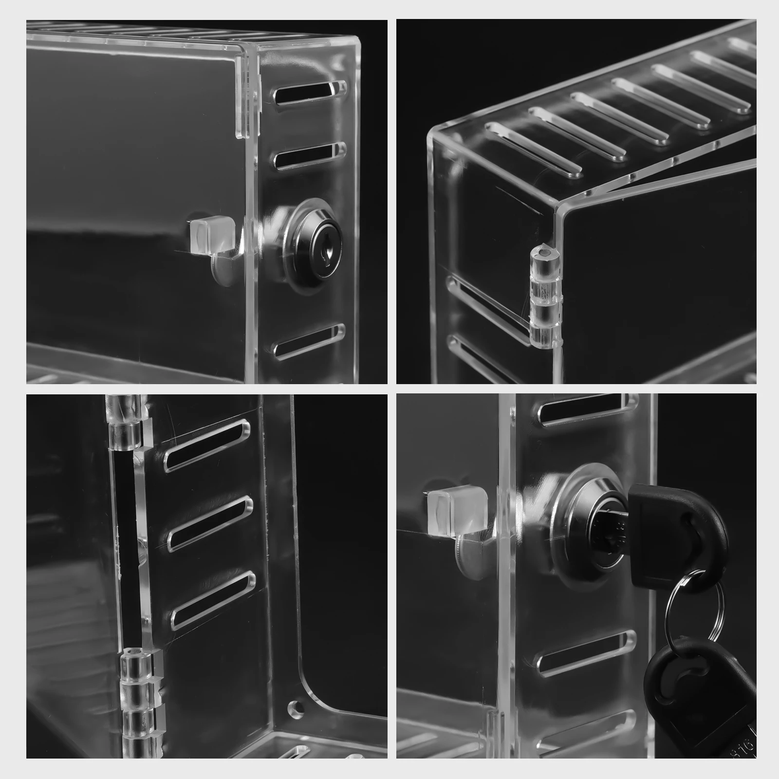 Universal Thermostat Lock Box With Mount Secure Cover Durable Acrylic Transparent Panel Easy Installation Control Panel
Universal Thermostat Lock Box With Mount Secure Cover Durable Acrylic Transparent Panel Easy Installation Control Panel