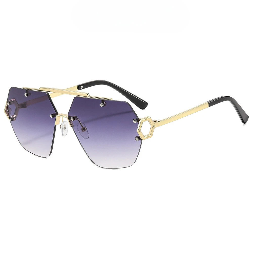 0102 Rimless Oversized Sunglasses for Men Women, Chic Fashion Geometric UV400 Sun Glasses, Stylish Polygonal Pilot Shades 604441
0102 Rimless Oversized Sunglasses for Men Women, Chic Fashion Geometric UV400 Sun Glasses, Stylish Polygonal Pilot Shades 604441