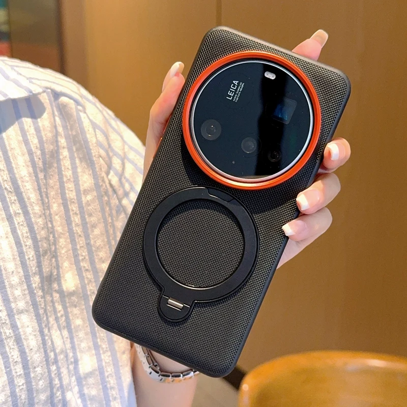 Для Xiaomi 15 14 Ultra Чехол Магнитный Металл 360 ° Вращающийся держатель, подставка, сетчатый узор, кожа, хорошая ручка, мягкая задняя крышка
Для Xiaomi 15 14 Ultra Чехол Магнитный Металл 360 ° Вращающийся держатель, подставка, сетчатый узор, кожа, хорошая ручка, мягкая задняя крышка