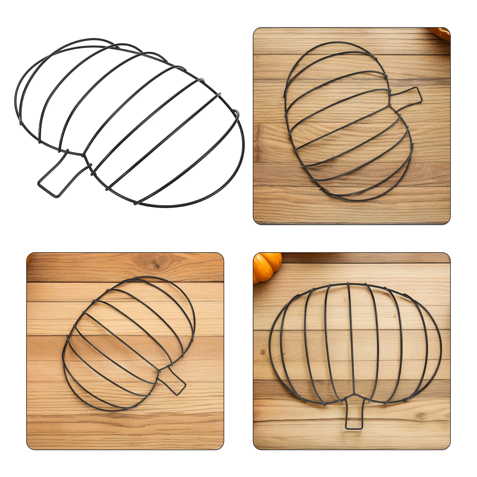 3Pcs Pumpkin Metal Wreath Frame Rustic Farmhouse Wire Wreath Form Easy Hang Autumn Thanksgiving Halloween Porch Garden Decor
3Pcs Pumpkin Metal Wreath Frame Rustic Farmhouse Wire Wreath Form Easy Hang Autumn Thanksgiving Halloween Porch Garden Decor