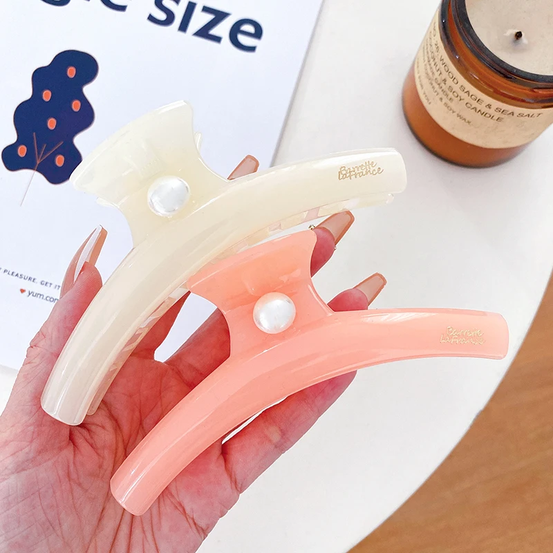 Korea Fashion New Style Big 12.3CM Size Beautiful Resin Hair Claw Clips Accessories For Women Girls Jelly Color Hairpins Headdre
Korea Fashion New Style Big 12.3CM Size Beautiful Resin Hair Claw Clips Accessories For Women Girls Jelly Color Hairpins Headdre