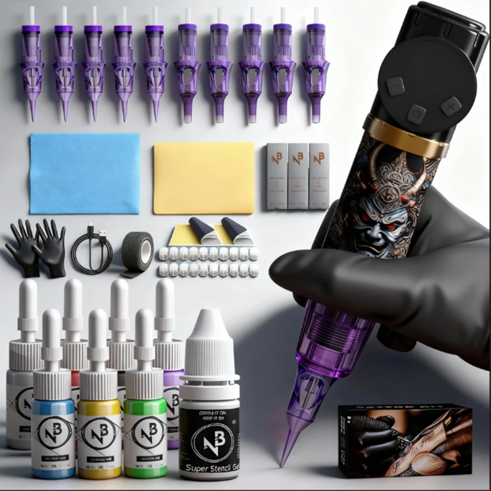 Беспроводной набор для татуировки Goldplume, ручка для татуировки и аккумулятор емкостью 1100 мАч, один набор, беспроводной источник питания для татуировки, подходящий для начинающих, боди-арта
Беспроводной набор для татуировки Goldplume, ручка для татуировки и аккумулятор емкостью 1100 мАч, один набор, беспроводной источник питания для татуировки, подходящий для начинающих, боди-арта