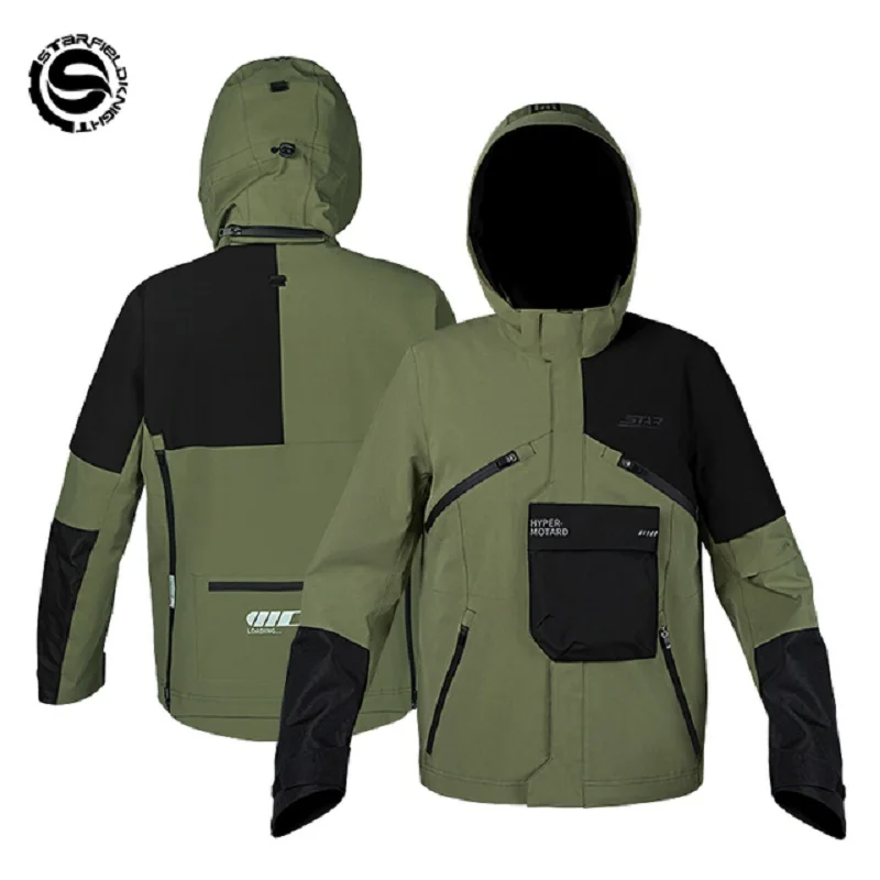 100% Polyester Teflon Hypermotard Biking Motorcycle Jackets Waterproof Winter Hiking Camping Riding Jackets Coat with Protectors
100% Polyester Teflon Hypermotard Biking Motorcycle Jackets Waterproof Winter Hiking Camping Riding Jackets Coat with Protectors