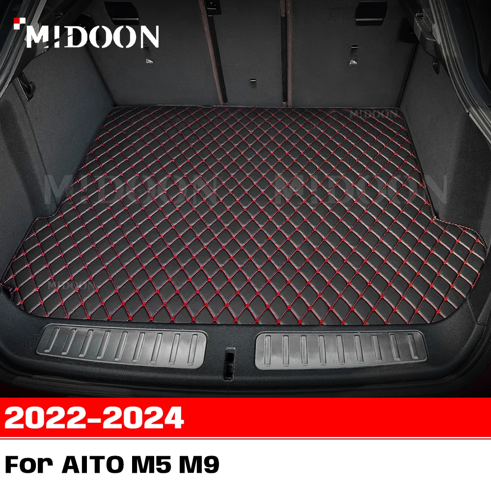 Для AITO M5 M9 2022-2024 индивидуальный коврик для багажника автомобиля, антигрязная накладка, защитный коврик, вкладыш для багажника, авто аксессуары для интерьера
Для AITO M5 M9 2022-2024 индивидуальный коврик для багажника автомобиля, антигрязная накладка, защитный коврик, вкладыш для багажника, авто аксессуары для интерьера