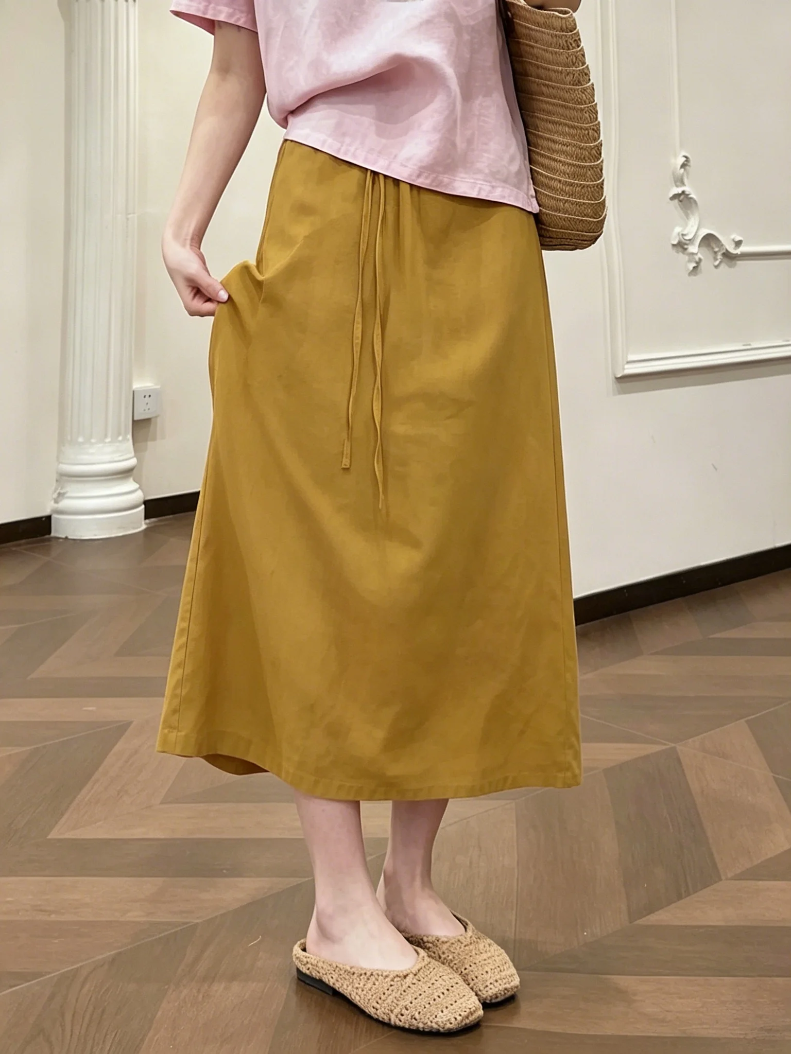 High-End plus Size Straight Midi Skirt Women's Summer Artistic Fashion Versatile Mid-Length Trendy Skirts Casual A-Line
High-End plus Size Straight Midi Skirt Women's Summer Artistic Fashion Versatile Mid-Length Trendy Skirts Casual A-Line