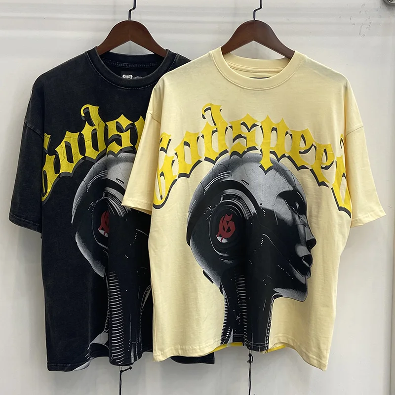 2025 High Quality Printing Short Sleeve GOD SPEED T Shirts Casual Ventilate Men Women Fashion Streetwear
2025 High Quality Printing Short Sleeve GOD SPEED T Shirts Casual Ventilate Men Women Fashion Streetwear