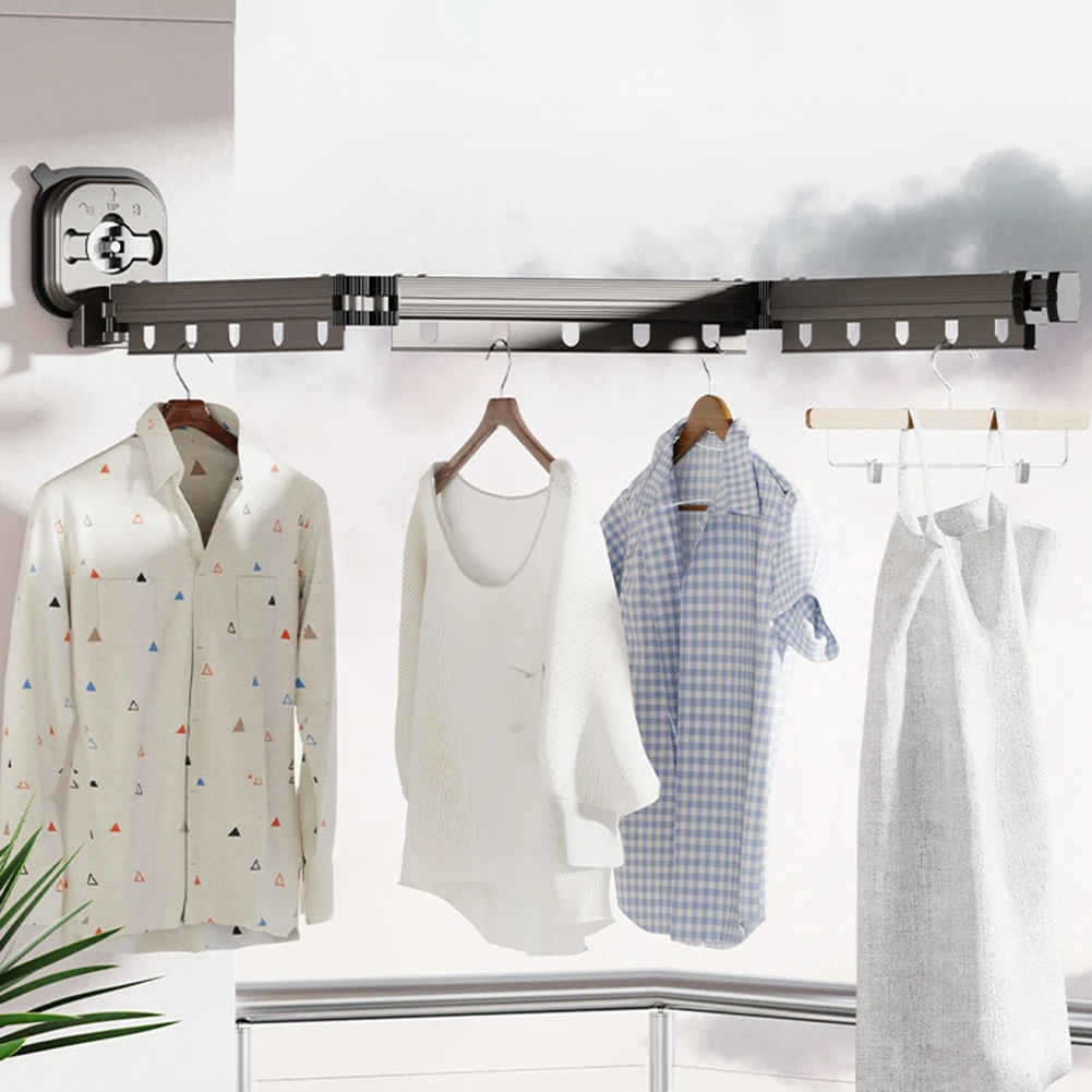 Suction Cup Wall Mount Folding Clothes Drying Rack Tri-fold Retractable Clothes Drying Rack For Clothes Towel Laundry Balcony
Suction Cup Wall Mount Folding Clothes Drying Rack Tri-fold Retractable Clothes Drying Rack For Clothes Towel Laundry Balcony