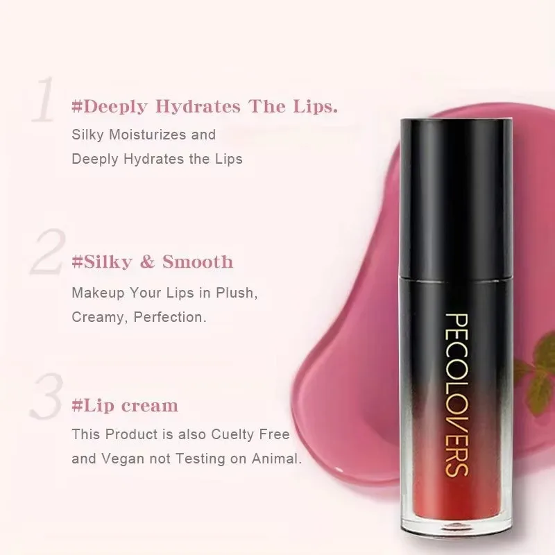 Velvet Matte Lipstick Sexy Red Lip Gloss Waterproof Long Lasting Easy Coloring Non-fading Non-stick Cup Liquid Lip Stick