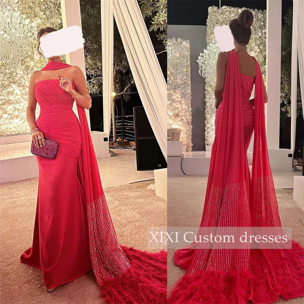 XIXI Customized Evening Dresses A-Line Beadings Strapless Prom Dresses Chiffon Floor-Length Lining Women'S Evening Dress
XIXI Customized Evening Dresses A-Line Beadings Strapless Prom Dresses Chiffon Floor-Length Lining Women'S Evening Dress